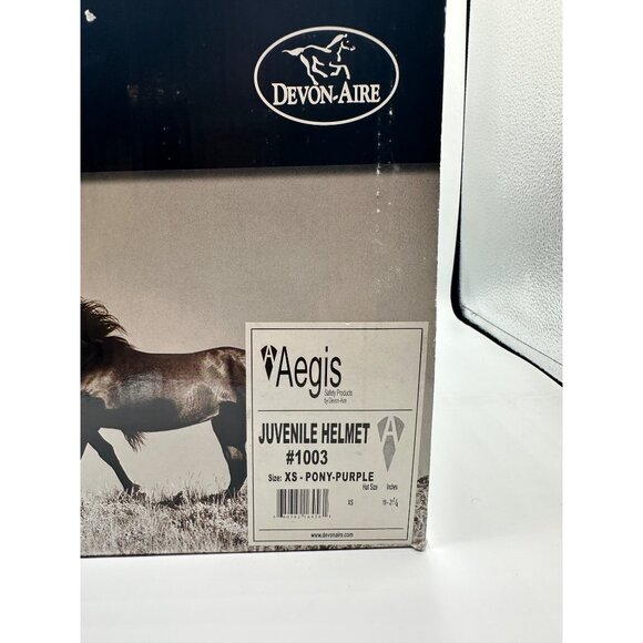 Devon-Aire K-1 Aegis Juvenile S/M Riding Helmet Navy Blue  Adjustable Lightweigh - Picture 5 of 10
